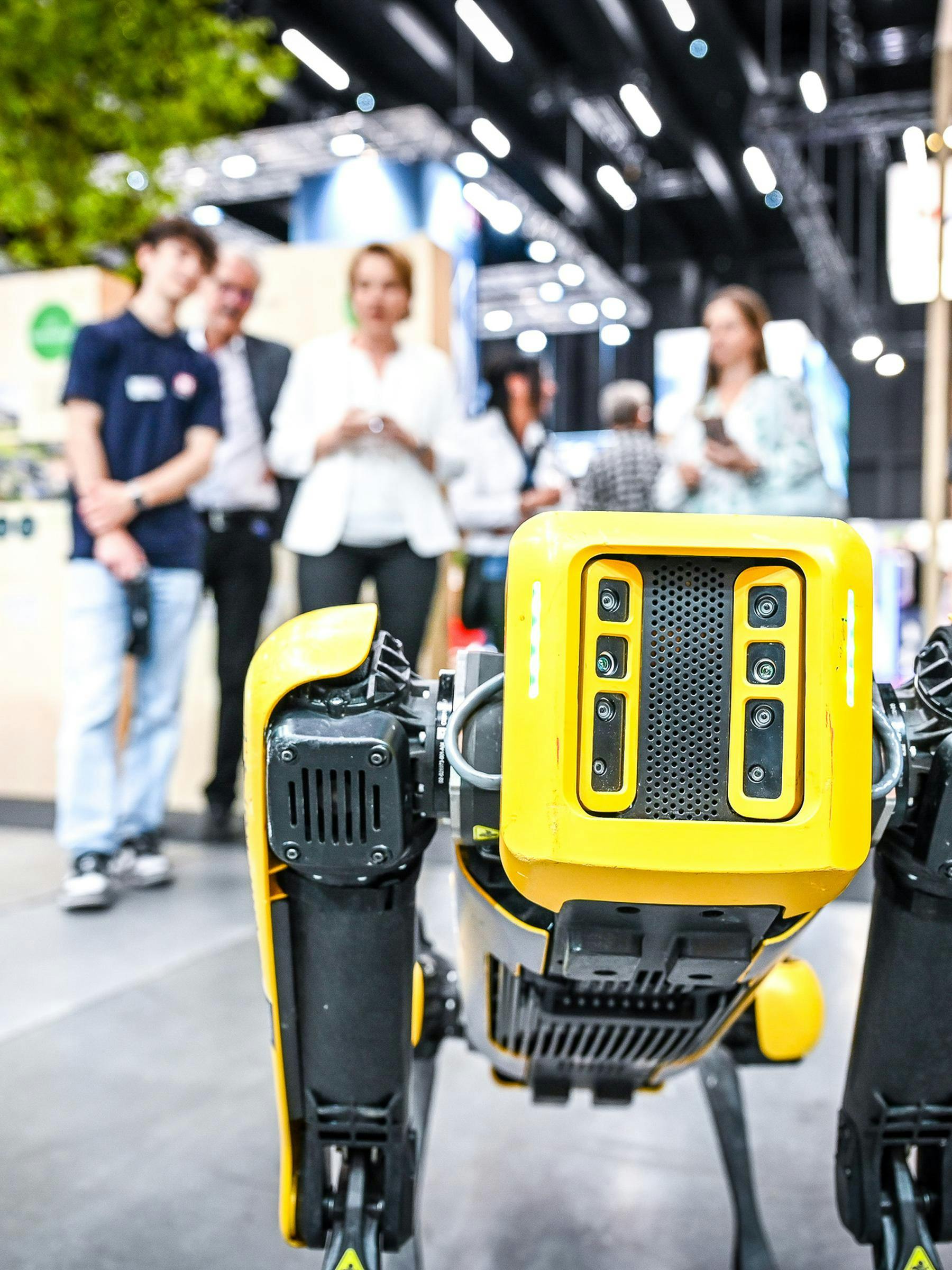 Roboter auf der combau im Messequartier Dornbirn. © Udo Mittelberger