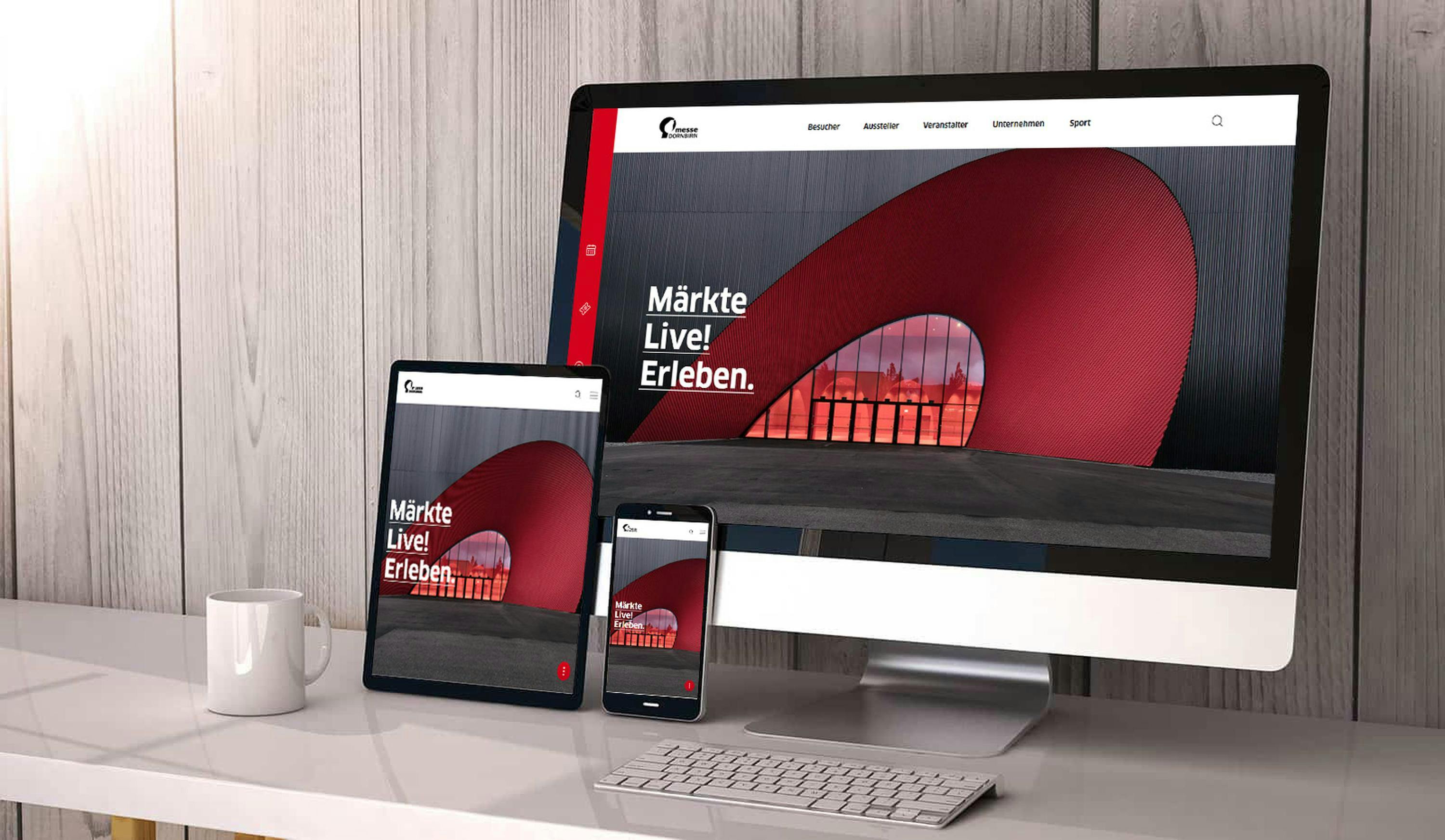 Messe Dornbirn Website Relaunch © Messe Dornbirn